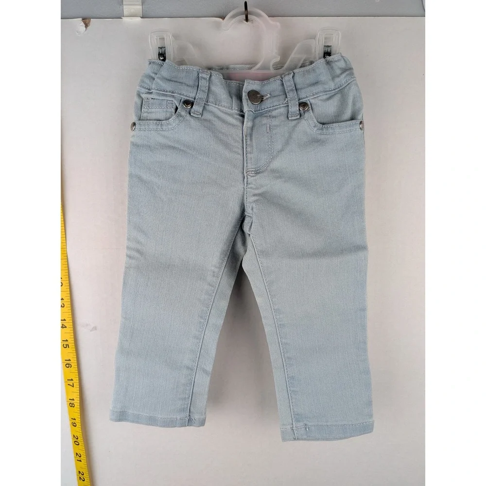 The Childrens Place Skinny Jeans Sky Wash Light Blue Denim 12-18M 2092426
